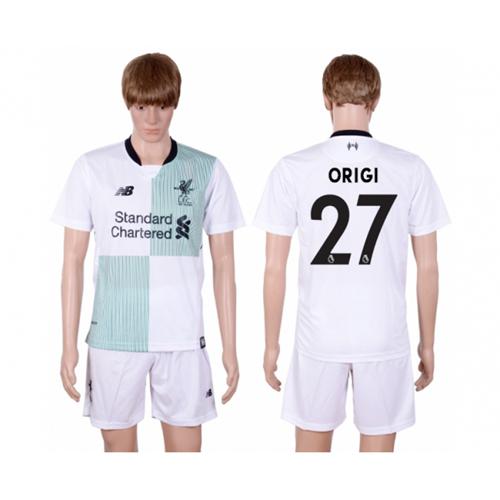 Liverpool #27 Origi Away Soccer Club Jersey - Click Image to Close